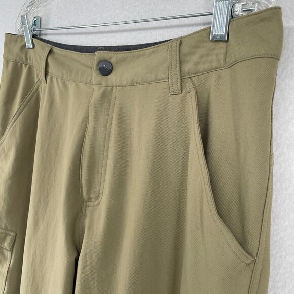 CLOUDVEIL Pants Mens 34 Cargo Stretch Twill Utility Outdoor Hiking Trail Brown - Picture 3 of 16